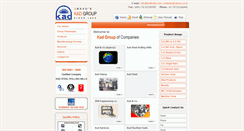 Desktop Screenshot of kadindia.com